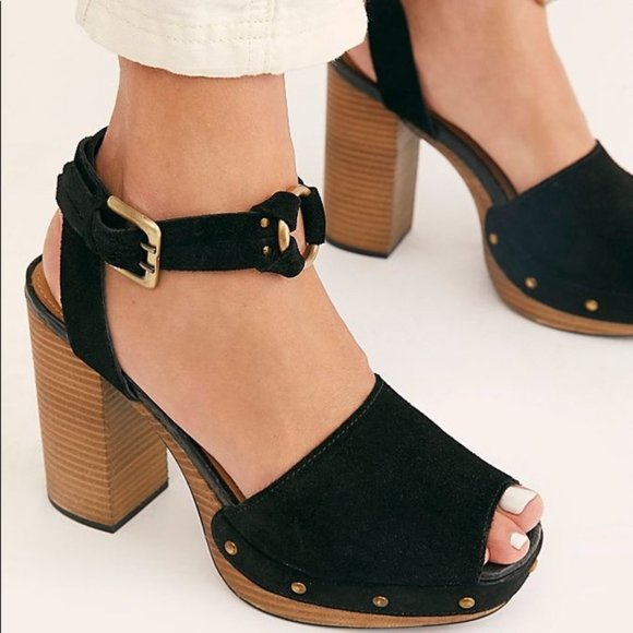 Free People Justine Platform Block Heel Sandal - Picture 8 of 12